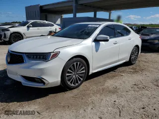 2018 Acura TLX w/Advance Pkg with VIN 19UUB2F75JA007387, listed as a Copart auction lot 77822534 with 145,207 mi miles and Non Repairable. Bid and sale history available at carsss.com. Image 1.