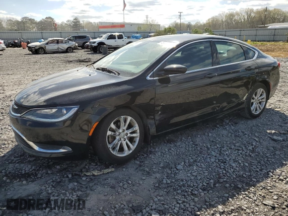 2016 Chrysler 200 Limited with VIN 1C3CCCABXGN104647, listed as a Copart auction lot 49993185 with 66,763 mi miles and Salvage Title. Bid and sale history available at carsss.com. Image 1.