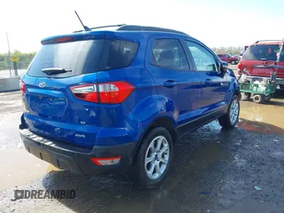 2020 Ford EcoSport SE with VIN MAJ6S3GL4LC353601, listed as a IAAI auction lot 41952022 with 94,889 mi miles and . Bid and sale history available at carsss.com. Image 4.