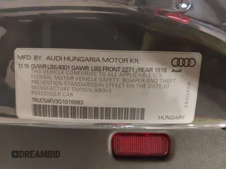 2016 Audi TT 2.0T z VIN TRUC5AFV3G1019983, wystawiony jako IAAI lot #41399268 z przebiegiem 143 801 mil mil oraz . Historia ofert i sprzedaży dostępna na DreamBid. Obrazek 9.