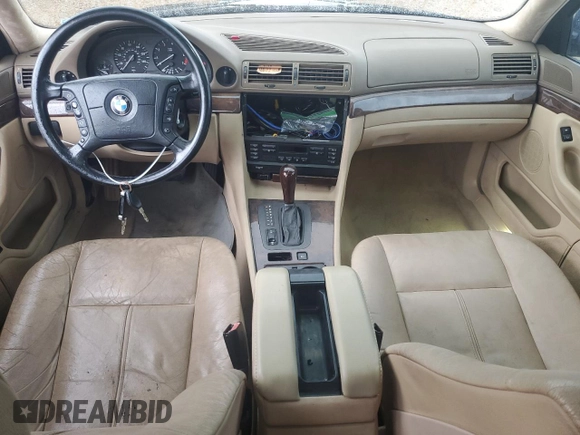 2000 BMW 7 Series 740i with VIN WBAGG8342YDN79307, listed as a Copart auction lot 80962694 with 166,520 mi miles and Clean title. Bid and sale history available at DreamBid. Image 8.