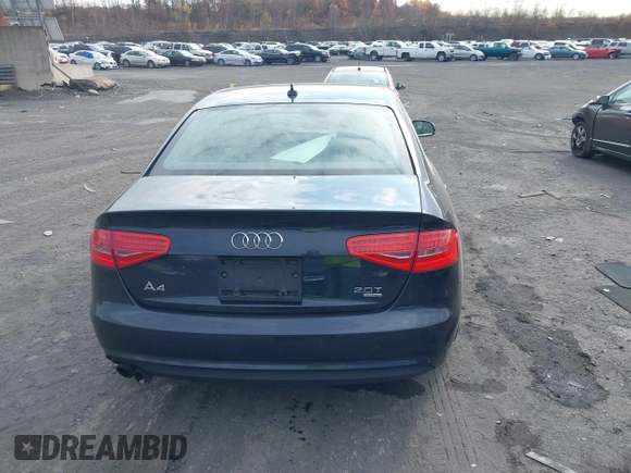 2013 Audi A4 Premium Plus with VIN WAUFFAFL2DN034768, listed as a IAAI auction lot 40727577 with 215,069 mi miles. Bid and sale history available at carsss.com. Image 16.