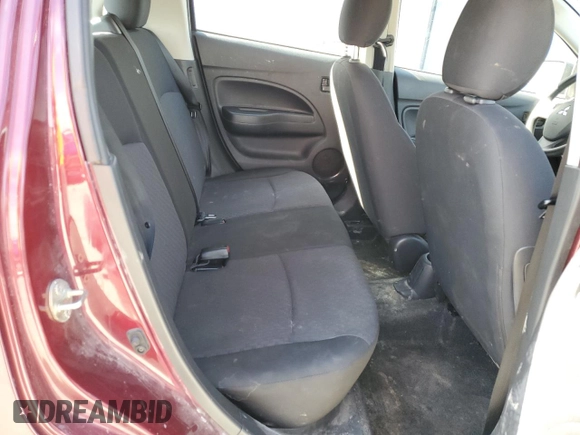 2019 Mitsubishi Mirage ES z VIN ML32A3HJ1KH004957, wystawiony jako Copart lot #53801775 z przebiegiem 56 068 mil mil oraz Szkoda całkowita • Salvage title. Historia ofert i sprzedaży dostępna na DreamBid. Obrazek 10.