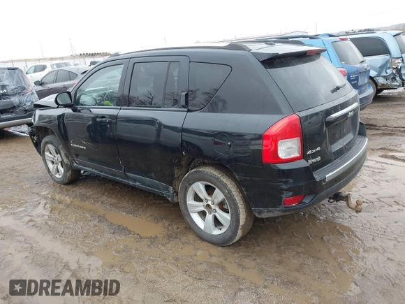 2015 Jeep Compass High Altitude Edition with VIN 1C4NJDEB9FD396502, listed as a IAAI auction lot 41757194 with 157,928 mi miles. Bid and sale history available at carsss.com. Image 3.