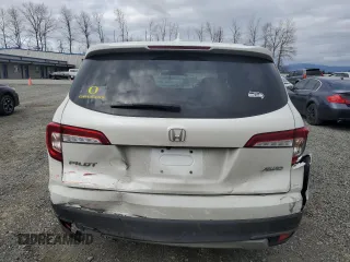 2022 Honda Pilot EX-L with VIN 5FNYF6H53NB018182, listed as a Copart auction lot 45166705 with 48,101 mi miles and Salvage Title. Bid and sale history available at carsss.com. Image 6.