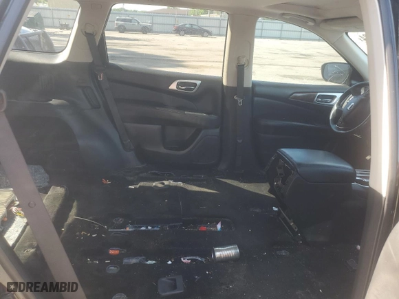 2019 Nissan Pathfinder SV with VIN 5N1DR2MM6KC629789, listed as a Copart auction lot 80566844 with 0 mi miles and Salvage Title. Bid and sale history available at carsss.com. Image 11.