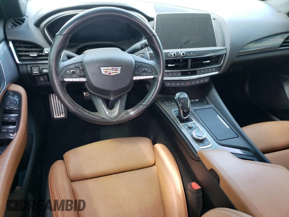 2021 Cadillac CT5 V-Series with VIN 1G6DR5RW9M0134624, listed as a Copart auction lot 67149673 with Not provided miles and . Bid and sale history available at DreamBid. Image 8.