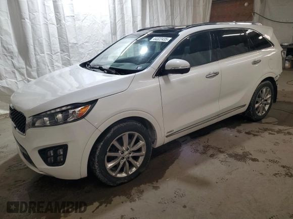 2016 Kia Sorento SXL with VIN 5XYPKDA56GG174363, listed as a Copart auction lot 45635765 with 125,023 mi miles and Salvage title. Bid and sale history available at DreamBid. Image 1.