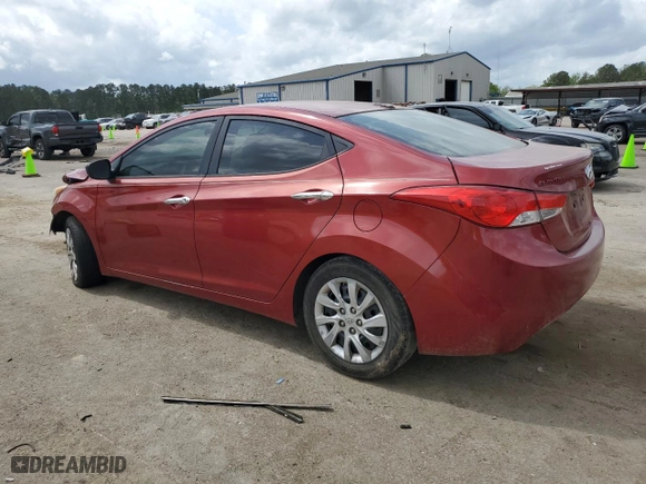 2012 Hyundai Elantra GLS PZEV with VIN KMHDH4AE4CU321205, listed as a Copart auction lot 50768905 with 0 mi miles and Clean Title. Bid and sale history available at carsss.com. Image 2.