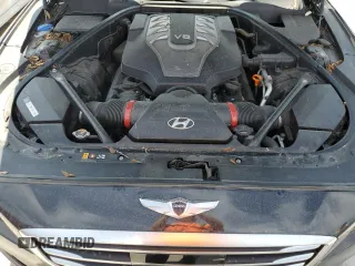 2015 Hyundai Genesis 5.0L with VIN KMHGN4JFXFU067518, listed as a Copart auction lot 75999994 with 0 mi miles and Non Repairable. Bid and sale history available at carsss.com. Image 11.