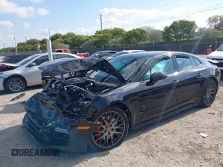 2021 Porsche Panamera GTS with VIN WP0AG2A74ML147997, listed as a IAAI auction lot 42103486 with 10,517 mi miles and . Bid and sale history available at DreamBid. Image 18.