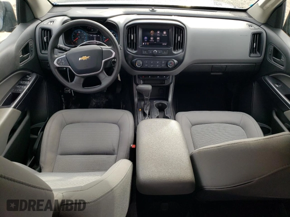 2021 Chevrolet Colorado 4WD Work Truck with VIN 1GCGTBEN2M1275066, listed as a Copart auction lot 80666024 with 44,442 mi miles and Salvage title. Bid and sale history available at DreamBid. Image 8.