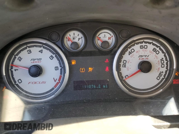 2008 Ford Focus SE with VIN 1FAHP35N58W182006, listed as a Copart auction lot 53599705 with 194,076 mi miles and Salvage Title. Bid and sale history available at carsss.com. Image 9.