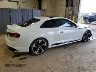 2018 Audi RS 5 z VIN WUAPWAF56JA905136, wystawiony jako Copart lot #48261124 z przebiegiem 27 626 mil mil oraz . Historia ofert i sprzedaży dostępna na DreamBid. Obrazek 3.