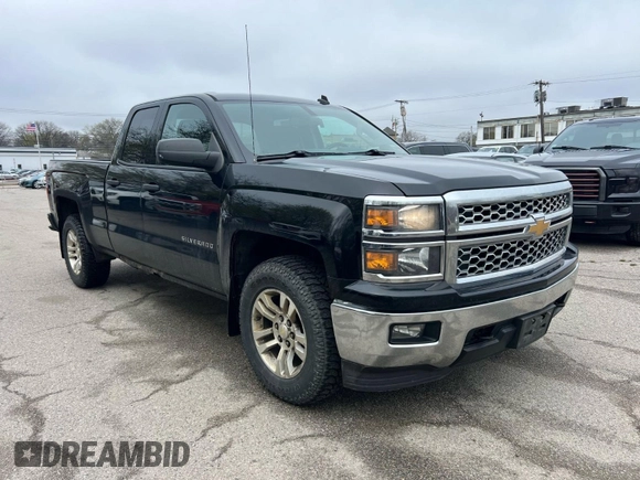 2014 Chevrolet Silverado 1500 LT with VIN 1GCVKREH1EZ169899, listed as a IAAI auction lot 42143501 with 124,789 mi miles and . Bid and sale history available at DreamBid. Image 1.