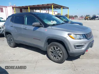 2019 Jeep Compass Trailhawk with VIN 3C4NJDDBXKT627350, listed as a IAAI auction lot 41803263 with 63,768 mi miles and . Bid and sale history available at DreamBid. Image 13.