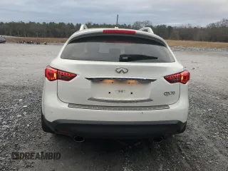 2016 Infiniti QX70 z VIN JN8CS1MU7GM670825, wystawiony jako Copart lot #43550055 z przebiegiem 61 773 mil mil oraz Szkoda całkowita • Salvage title. Historia ofert i sprzedaży dostępna na DreamBid. Obrazek 6.