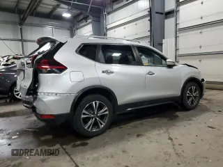 2019 Nissan Rogue SL with VIN 5N1AT2MV2KC827153, listed as a Copart auction lot 52805195 with 67,101 mi miles and Salvage Title. Bid and sale history available at carsss.com. Image 3.