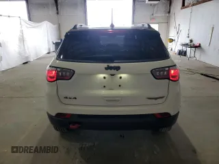 2019 Jeep Compass Trailhawk with VIN 3C4NJDDB2KT739530, listed as a Copart auction lot 55241795 with 80,541 mi miles and Salvage title. Bid and sale history available at DreamBid. Image 6.