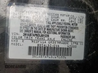 2013 Nissan Sentra FE+ S with VIN 3N1AB7AP6DL691226, listed as a Copart auction lot 46814625 with 73,650 mi miles and Salvage Title. Bid and sale history available at DreamBid. Image 12.