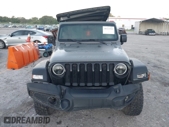 2022 Jeep Wrangler Unlimited Sport with VIN 1C4HJXDN9NW241154, listed as a IAAI auction lot 40211944 with 31,344 mi miles and . Bid and sale history available at DreamBid. Image 12.