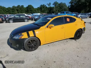 2012 Lexus IS 250 with VIN JTHBF5C20C5158958, listed as a Copart auction lot 60588455 with 145,085 mi miles and Salvage title. Bid and sale history available at DreamBid. Image 1.