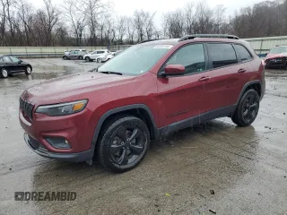 2020 Jeep Cherokee Altitude with VIN 1C4PJMLN1LD550573, listed as a Copart auction lot 80307594 with 56,598 mi miles and Salvage Title. Bid and sale history available at carsss.com. Image 1.