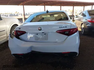 2018 Alfa Romeo Giulia Ti with VIN ZARFAECN3J7597798, listed as a IAAI auction lot 41675244 with 86,306 mi miles. Bid and sale history available at carsss.com. Image 16.