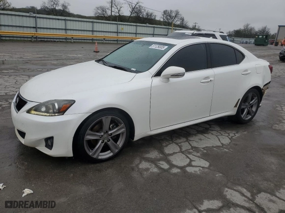 2011 Lexus IS 250 with VIN JTHBF5C24B5145922, listed as a Copart auction lot 51129335 with NaN miles and Salvage Title. Bid and sale history available at carsss.com. Image 1.
