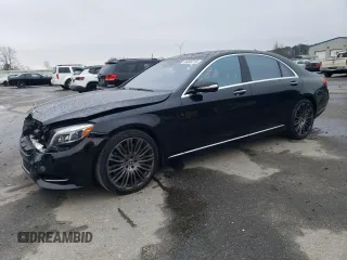 2017 Mercedes-Benz S 550 with VIN WDDUG8CB0HA322299, listed as a Copart auction lot 44049715 with 107,599 mi miles and Salvage Title. Bid and sale history available at carsss.com. Image 1.