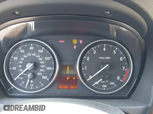 2007 BMW 3 Series 328i with VIN WBAWV13557P118052, listed as a IAAI auction lot 42642784 with 57,288 mi miles and . Bid and sale history available at DreamBid. Image 7.