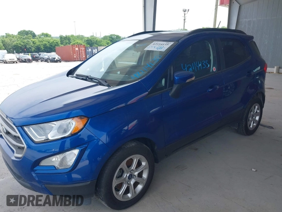 2018 Ford EcoSport SE with VIN MAJ3P1TE7JC159075, listed as a IAAI auction lot 42114135 with 73,154 mi miles and . Bid and sale history available at DreamBid. Image 17.