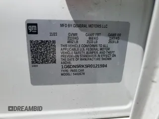2024 Cadillac CT5 Premium Luxury z VIN 1G6DN5RK5R0121594, wystawiony jako Copart lot #51797785 z przebiegiem 9 010 mil mil oraz Szkoda całkowita • Salvage title. Historia ofert i sprzedaży dostępna na DreamBid. Obrazek 12.