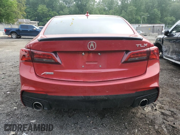 2020 Acura TLX w/A-Spec Pkg with VIN 19UUB1F60LA012131, listed as a Copart auction lot 52073815 with 79,397 mi miles and Salvage title. Bid and sale history available at DreamBid. Image 6.