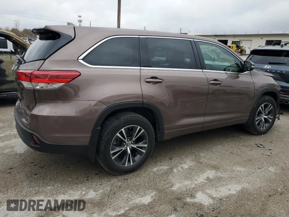 2018 Toyota Highlander LE с VIN 5TDBZRFH6JS812871, выставлен на аукционе Copart как лот 80105144 с пробегом 33 024 миль миль и Списание • Salvage title. История ставок и продаж доступна на DreamBid. Изображение 3.
