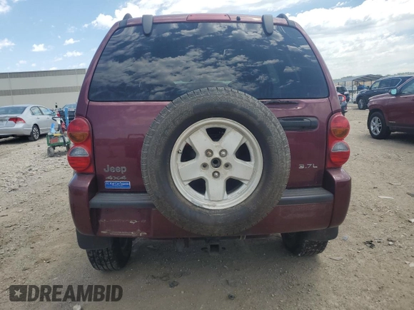 2003 Jeep Liberty Limited with VIN 1J8GL58K03W518760, listed as a Copart auction lot 58005845 with 209,513 mi miles and Salvage title. Bid and sale history available at DreamBid. Image 6.