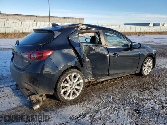 2014 Mazda 3 S Grand Touring with VIN JM1BM1M31E1178122, listed as a Copart auction lot 86832524 with 131,520 mi miles and Salvage title. Bid and sale history available at DreamBid. Image 3.