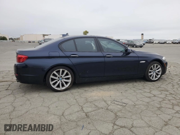 2011 BMW 5 Series 535i with VIN WBAFR7C59BC802691, listed as a Copart auction lot 53883385 with 213,933 mi miles and Salvage Title. Bid and sale history available at carsss.com. Image 3.