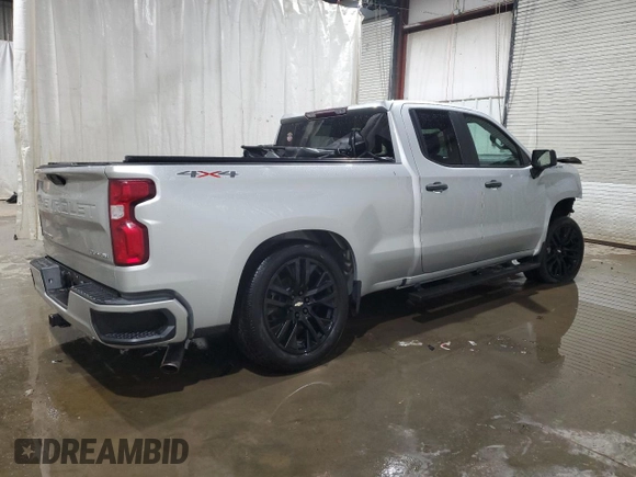 2019 Chevrolet Silverado 1500 Custom with VIN 1GCRYBEH0KZ395614, listed as a Copart auction lot 82385934 with 54,289 mi miles and Salvage Title. Bid and sale history available at DreamBid. Image 3.
