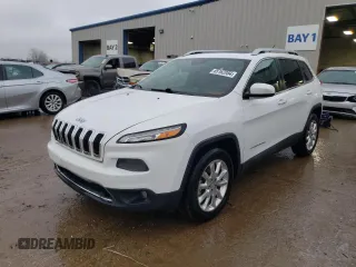 2015 Jeep Cherokee Limited with VIN 1C4PJMDB9FW774431, listed as a Copart auction lot 85162084 with 162,788 mi miles and Salvage Title. Bid and sale history available at carsss.com. Image 1.