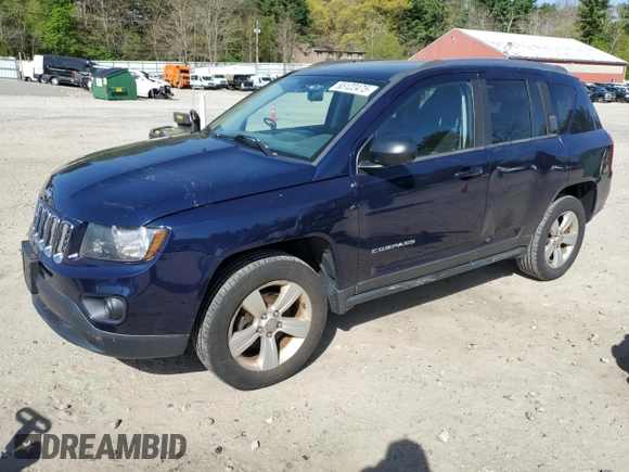 2014 Jeep Compass Sport with VIN 1C4NJDBB3ED708638, listed as a Copart auction lot 55122475 with 146,426 mi miles and Clean Title. Bid and sale history available at carsss.com. Image 1.