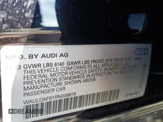 2024 Audi A8 with VIN WAULDAF81RN008674, listed as a Copart auction lot 68682444 with 539 mi miles and Salvage Title. Bid and sale history available at carsss.com. Image 13.
