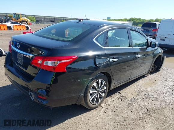 2017 Nissan Sentra SV with VIN 3N1AB7AP2HY288885, listed as a IAAI auction lot 42285317 with 104,770 mi miles and . Bid and sale history available at DreamBid. Image 4.