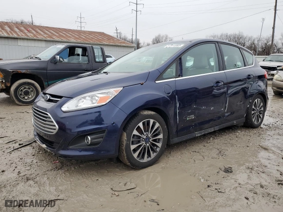 2017 Ford C-Max Energi Titanium with VIN 1FADP5FU7HL100195, listed as a Copart auction lot 37311083 with 101,355 mi miles. Bid and sale history available at carsss.com. Image 1.