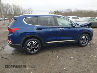 2020 Hyundai Santa Fe Limited with VIN 5NMS5CAA6LH276416, listed as a IAAI auction lot 41507669 with 54,887 mi miles. Bid and sale history available at carsss.com. Image 14.