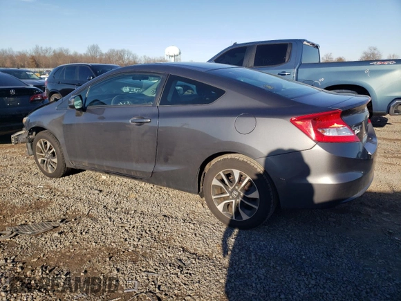 2013 Honda Civic Cpe EX with VIN 2HGFG3B87DH521357, listed as a Copart auction lot 45629485 with 73,981 mi miles and Salvage Title. Bid and sale history available at carsss.com. Image 2.