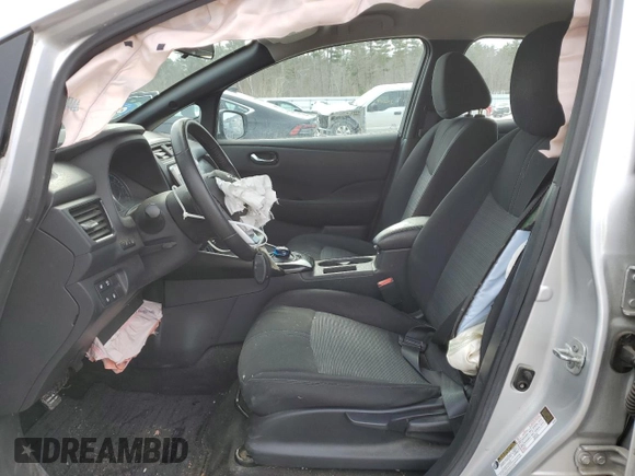 2022 Nissan LEAF SV with VIN 1N4AZ1CV1NC557535, listed as a Copart auction lot 47705095 with 64,397 mi miles and Salvage Title. Bid and sale history available at DreamBid. Image 6.