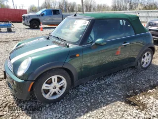 2008 MINI Convertible with VIN WMWRF335X8TG18578, listed as a Copart auction lot 52097125 with 73,743 mi miles and Salvage Title. Bid and sale history available at DreamBid. Image 1.