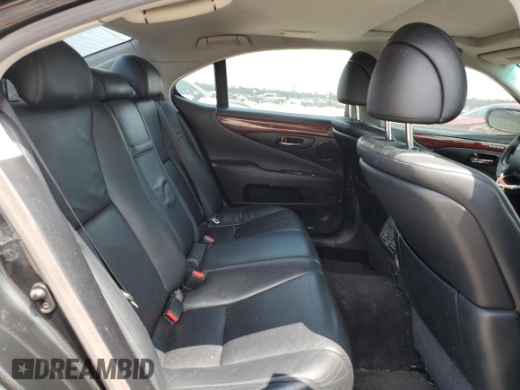 2009 Lexus LS 460 with VIN JTHBL46F695084665, listed as a Copart auction lot 53698205 with 59,679 mi miles and Clean Title. Bid and sale history available at carsss.com. Image 10.