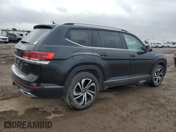2022 Volkswagen Atlas SEL z VIN 1V2BR2CA7NC535488, wystawiony jako Copart lot #47613025 z przebiegiem 39 834 mil mil oraz Szkoda całkowita • Salvage title. Historia ofert i sprzedaży dostępna na DreamBid. Obrazek 3.